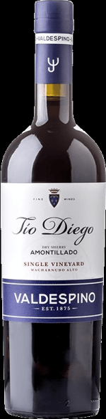 Amontillado dry sherry "tio diego" single vineyard marcharnudo alto