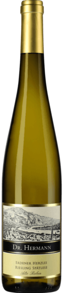 Dr. hermann erdener herzlei riesling spätlese alte reben goldkapsel