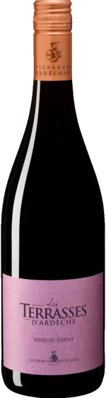 Les terrasses d'ardèche merlot-syrah