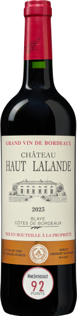 Château haut lalande blaye côtes de bordeaux