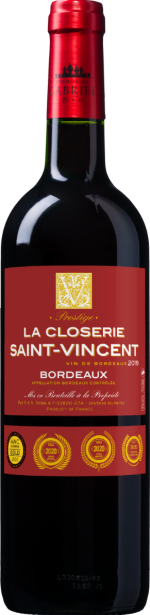 Closerie saint vincent cuvée prestige bordeaux