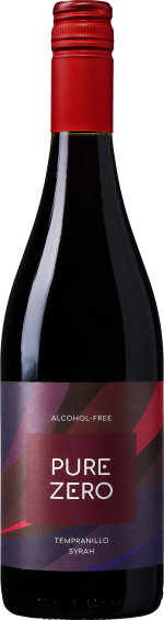 Pure zero tempranillo shiraz alcoholvrij